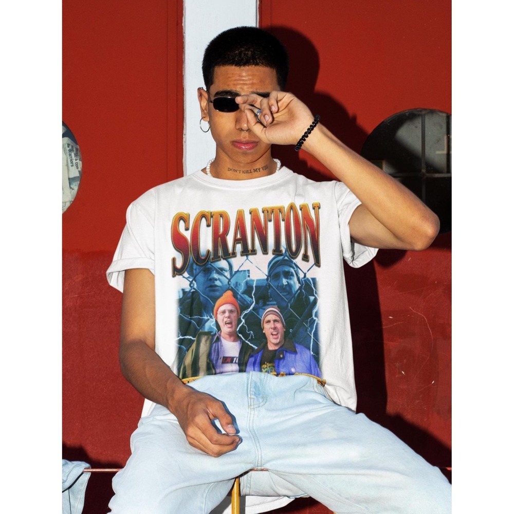 Scranton The Electric City Shirt, The Office Fan Tee White